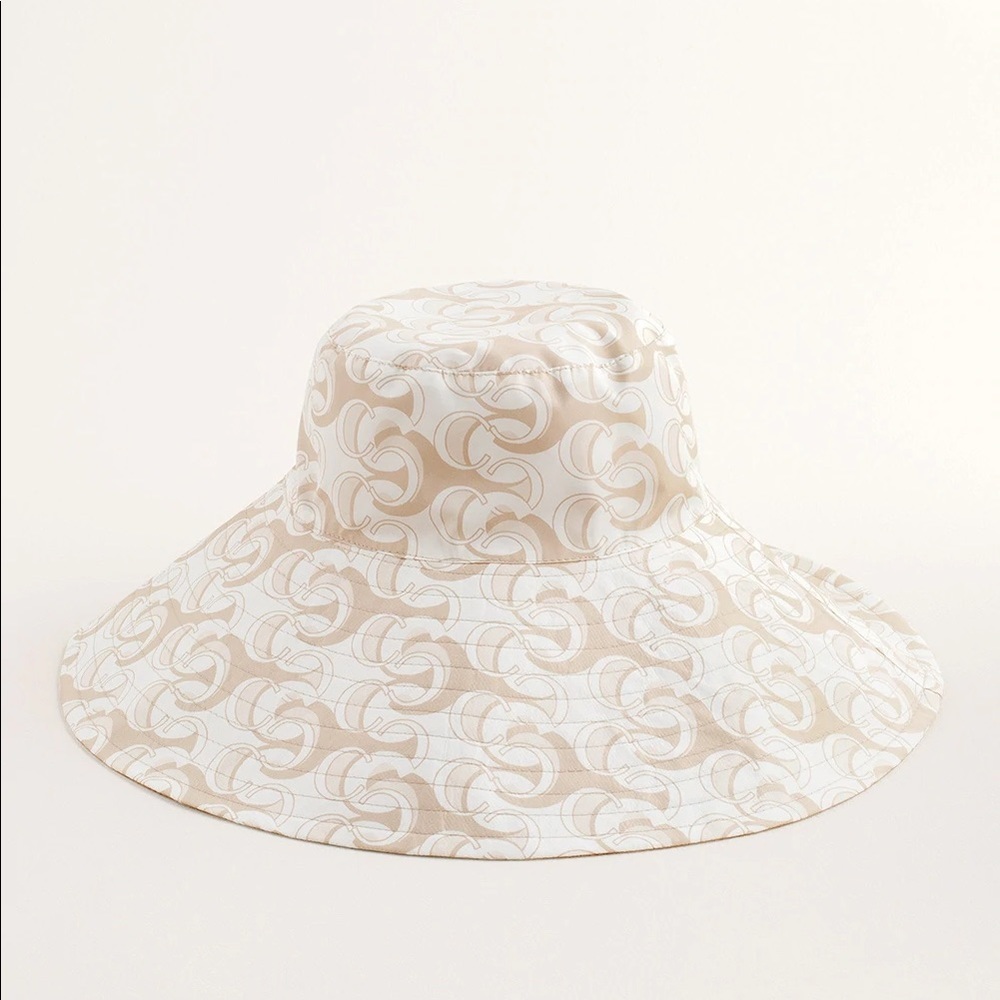 Geometric Print Rain Hat